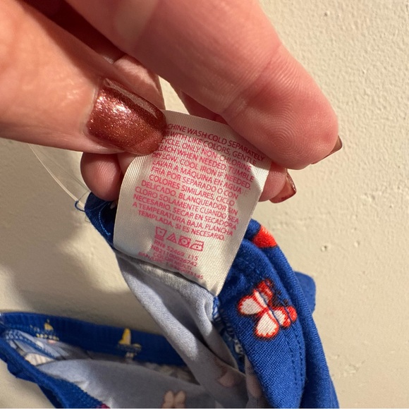 NWOT Butterfly Print Blue Tube Top size Medium - Picture 11 of 11